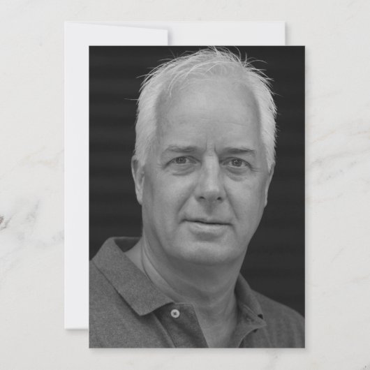 伝説の男70誕生日 招待状 (裏面)