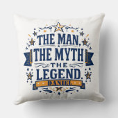 伝説の男 | カスタム父の日 クッション (裏面)