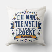 伝説の男 | カスタム父の日 クッション (正面)