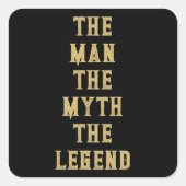 伝説の男 スクエアシール (正面)