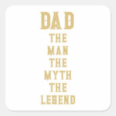 伝説の男 スクエアシール (正面)