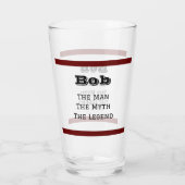 伝説の男 タンブラーグラス (裏面)