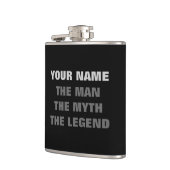 伝説の男 |フラパーソナライズされたスコ フラスク (左)