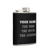 伝説の男 |フラパーソナライズされたスコ フラスク (右)