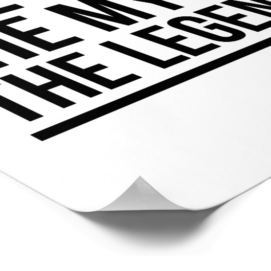 伝説の男 ポスター (角)