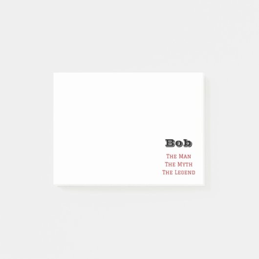 伝説の男 ポストイット (正面)