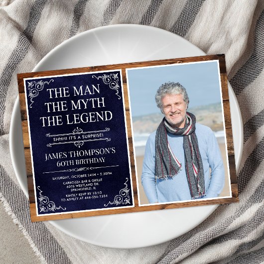 伝説の男 誕生祭 60歳のお祝い 招待状