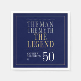 伝説の男 誕生50周年 スタンダードカクテルナプキン