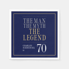 伝説の男 誕生70周年 スタンダードカクテルナプキン