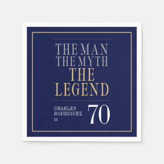 伝説の男 誕生70周年  スタンダードカクテルナプキン