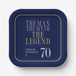 伝説の男 誕生70周年 ペーパープレート