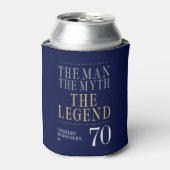 伝説の男 誕生70周年 缶クーラー (缶正面)