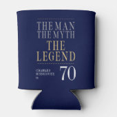 伝説の男 誕生70周年 缶クーラー (裏面)
