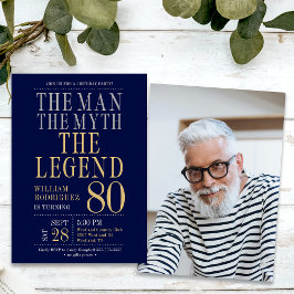 伝説の男 誕生80周年記念フォト 招待状