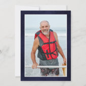 伝説の男 75歳の誕生日 招待状 (裏面)