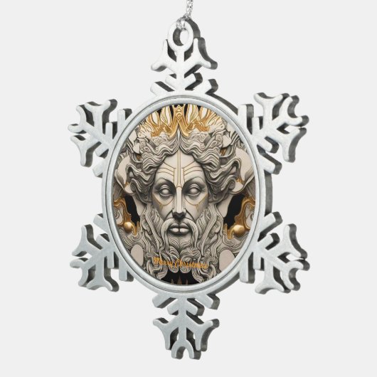 伝説の神々 スノーフレークピューターオーナメント (右)