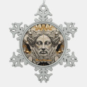 伝説の神々 スノーフレークピューターオーナメント (正面)