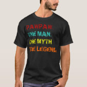 伝説の神話を男に手を加える Tシャツ (正面)