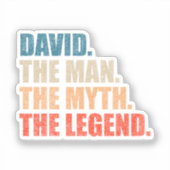 伝説の神話ダビデ シール (正面)