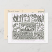 伝説の神話姿，ギリシャとローマ ポストカード (正面/裏面)