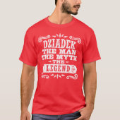 伝説の神話Dziadek男 Tシャツ (正面)