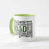 伝説の緑の写真マグ マグカップ (正面左)