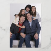 伝説の葬儀のグリーン金ゴールド記念碑の通過 箔招待状 (裏面)