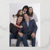 伝説の葬儀の通過ブラック金ゴールドメモリアル 箔招待状 (裏面)