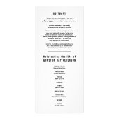 伝説の記念モダン白黒 ラックカード (裏面)