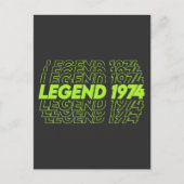 伝説の誕生1974 シーズンポストカード (正面)