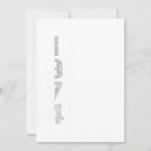 伝説の誕生1974 46番目の誕生日ギフト 招待状 (正面)