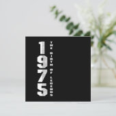 伝説の誕生1975 45th誕生日ギフト 招待状 (スタンド正面)