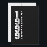 伝説の誕生1999 21st誕生日ギフト 招待状<br><div class="desc">この「伝説の誕生1999 21st誕生日ギフト」は、人々の21st誕生日のための祝完璧なデザインである。素晴らしクリスマス、誕生日および大事な行事のギフトアイディア</div>