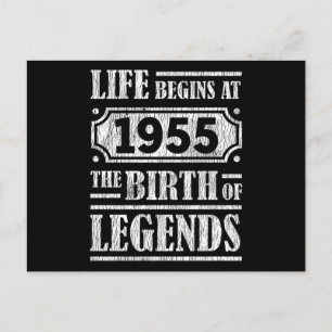 伝説の誕生 1965年 60歳 誕生日おめでとう60周年 ポストカード