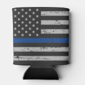 伝説の警退職した察パーソナライズされたの引退 缶クーラー (裏面)