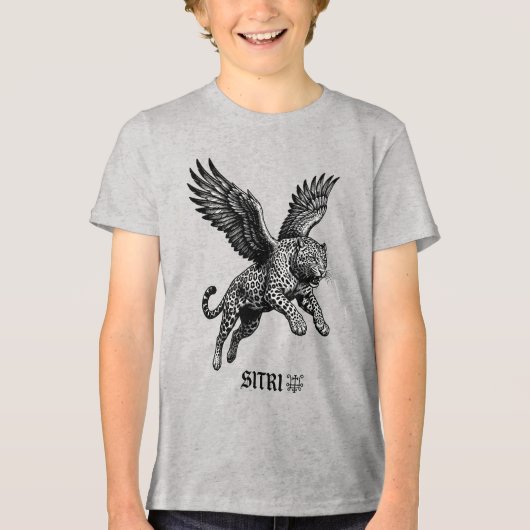 伝説の豹シトリの昇天 トライブレンドTシャツ (正面)