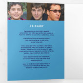 伝説の通り葬儀サービス青 三つ折りプログラム (内部最初)