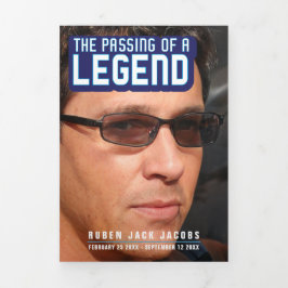 伝説の通り葬儀サービス青 三つ折りプログラム