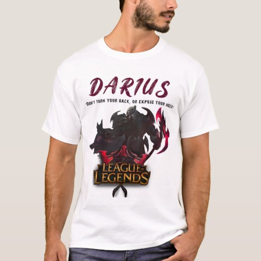 伝説の連盟のダレイオスTシャツ Tシャツ (正面)