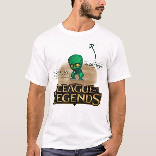 伝説の連盟のAmumu Tシャツ (正面)