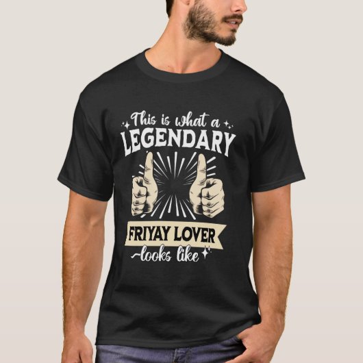 伝説の金曜日愛好家 Tシャツ (正面)