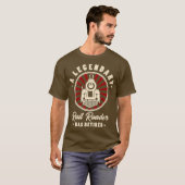 伝説の鉄道マンが引退した Tシャツ (正面フル)