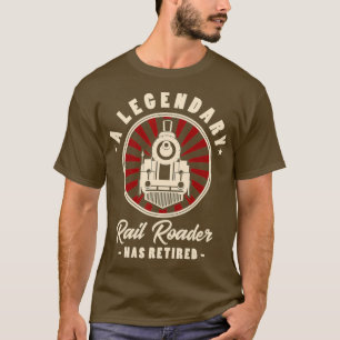 伝説の鉄道マンが引退した Tシャツ