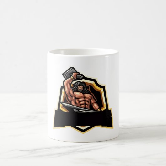 伝説の鍛冶戦士エンブレム コーヒーマグカップ (中央)