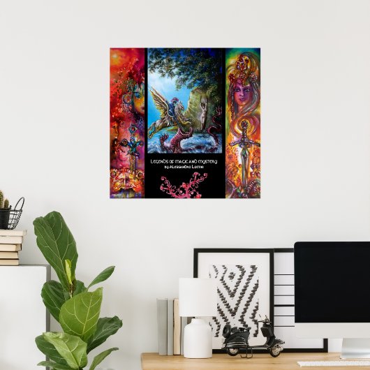 伝説の魔法と謎4 ポスター (ホームオフィス)