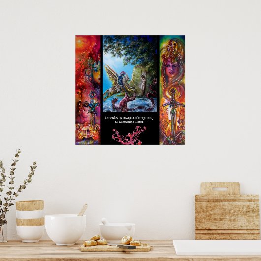 伝説の魔法と謎4 ポスター (キッチン)