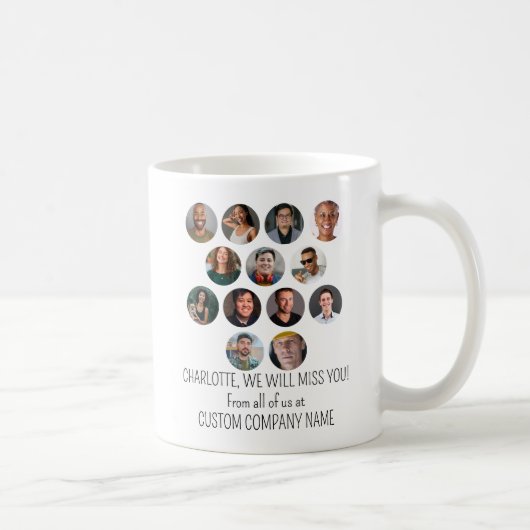 伝説の13人と働いていた コワーカーフォト コーヒーマグカップ (右)