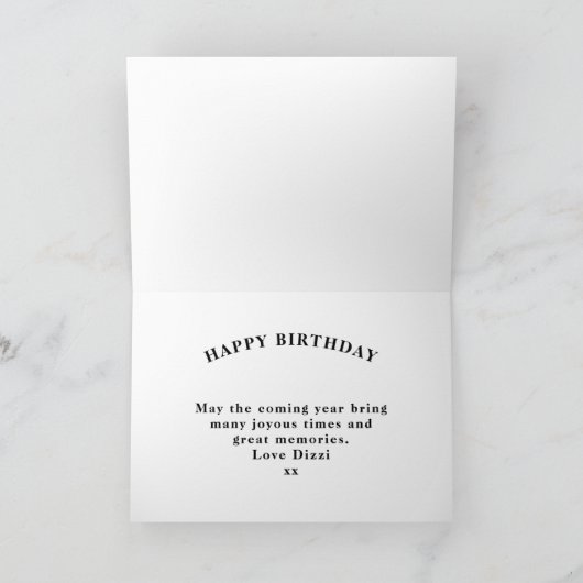 伝説の50誕生日写真テンプレート誕生 カード (内部)