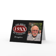 伝説の50誕生日写真テンプレート誕生