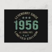 伝説の65歳誕生日　お誕生日おめでとう６５歳 ポストカード (正面)